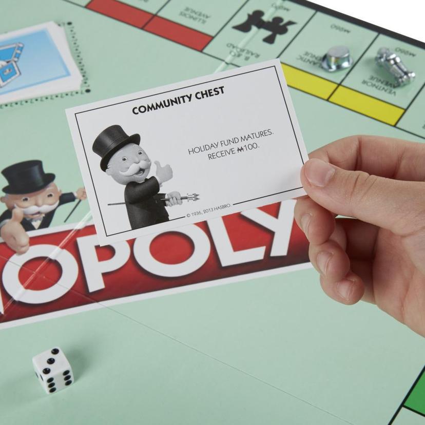 Monopoly, jeu de plateau classique pour la famille et les enfants, pour 2 à 6 joueurs, à partir de 8 ans product image 1