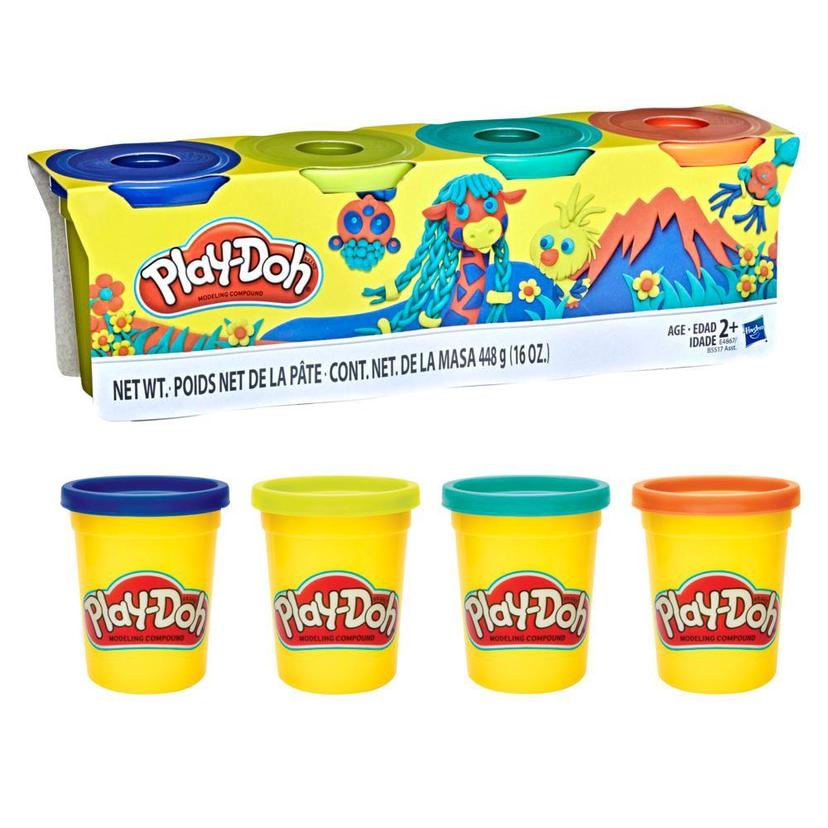 Play-Doh 4 pots couleurs nature product image 1