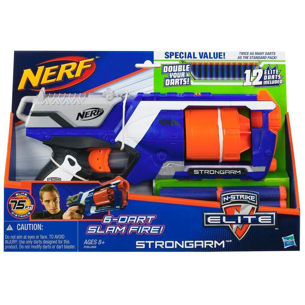 Nerf N-Strike Elite Strongarm Blaster (Double Your Darts) product thumbnail 1
