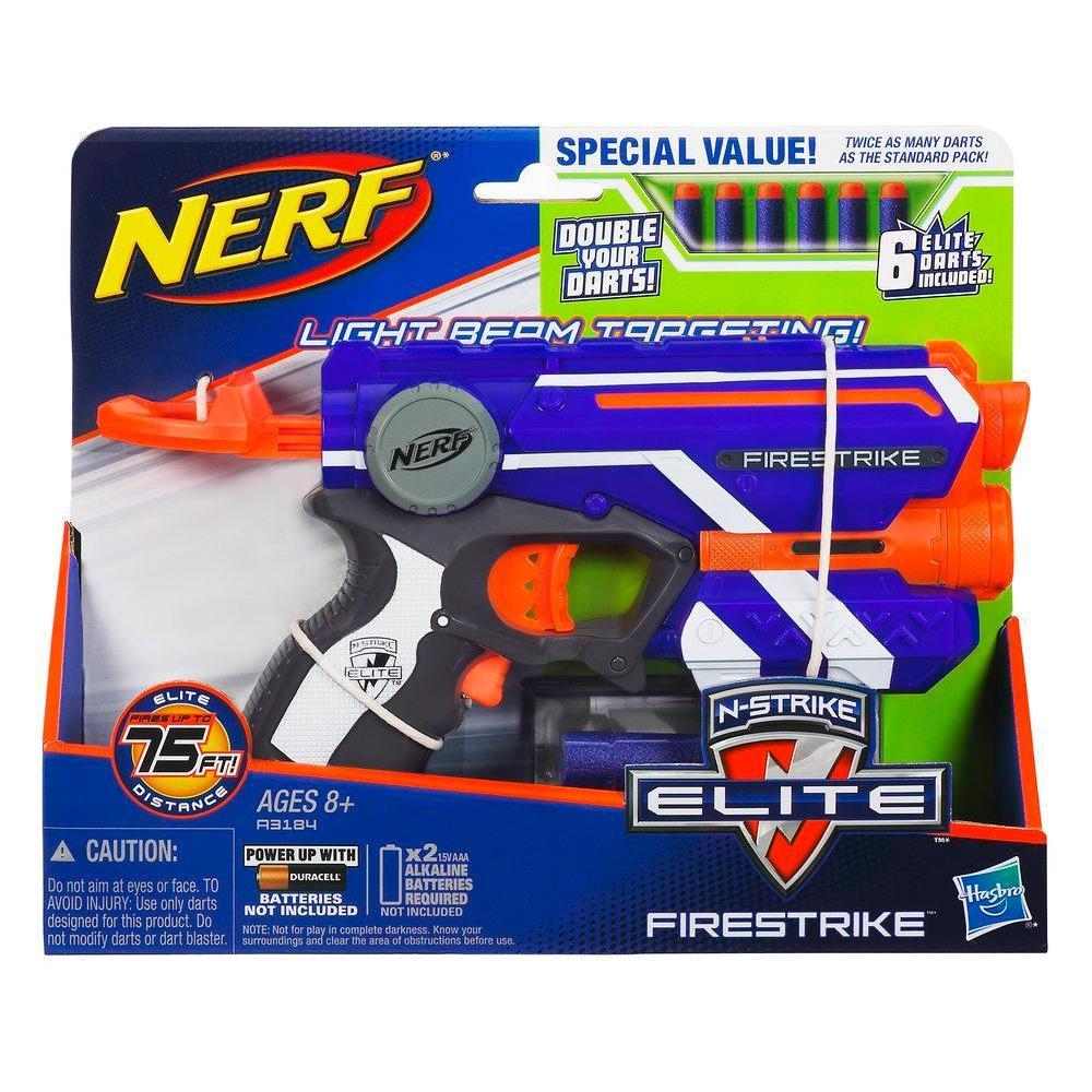 Nerf N-Strike Elite Firestrike Blaster (Double Your Darts) product thumbnail 1