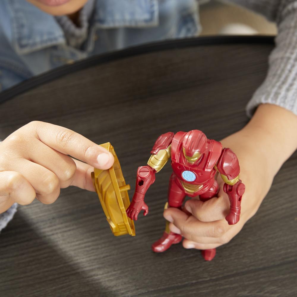 Avengers Mech Strike - Iron Man da 15 cm e accessorio Mech Battle product thumbnail 1