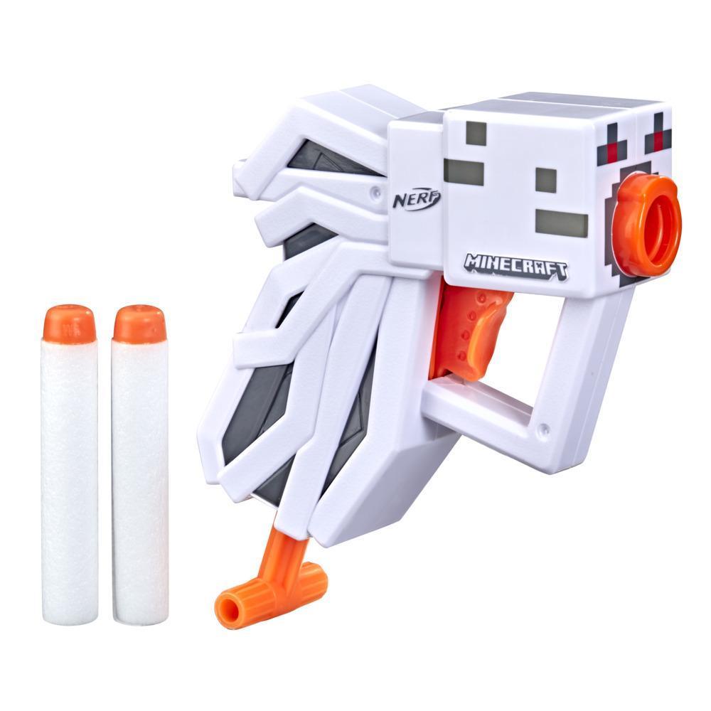 Nerf MicroShots Minecraft Ghast Mini Blaster, Minecraft Ghast Mob Design, Includes 2 Official Nerf Elite Darts product thumbnail 1