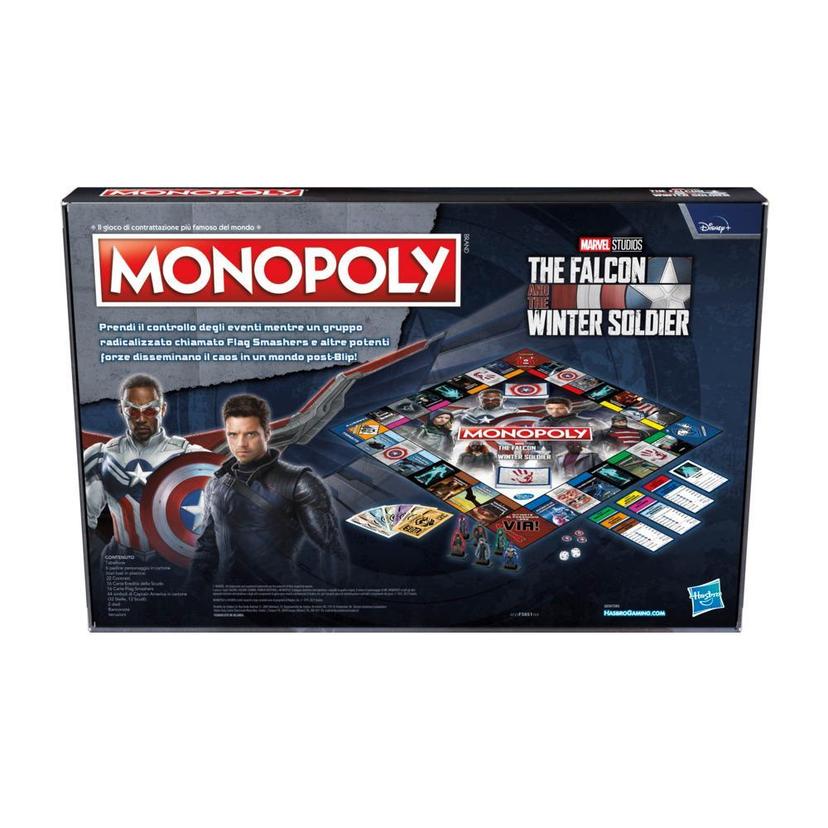 Monopoly: edizione ispirata alla serie TV The Falcon and the Winter Soldier dei Marvel Studios product image 1
