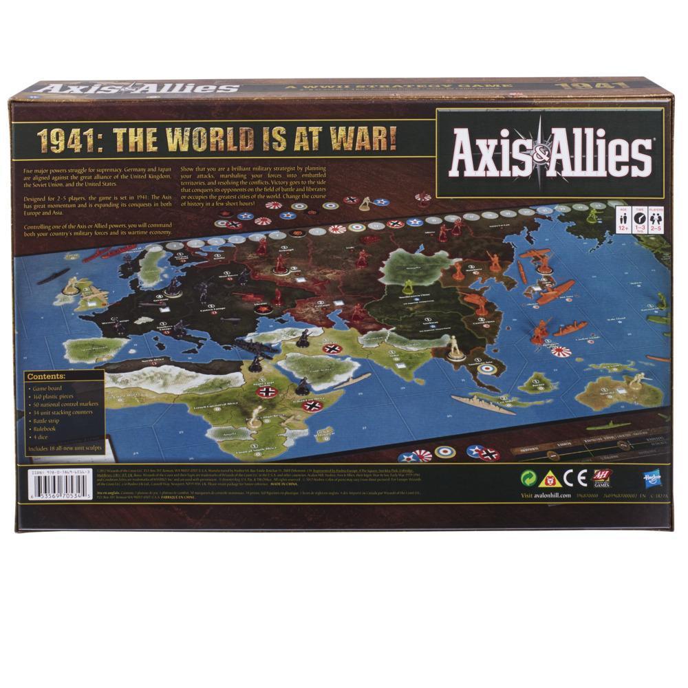 Avalon Hill Axis & Allies 1941 World War II Strategy Board Game, Great Game for Beginners, Ages 12 and Up, 2-5 Players product thumbnail 1