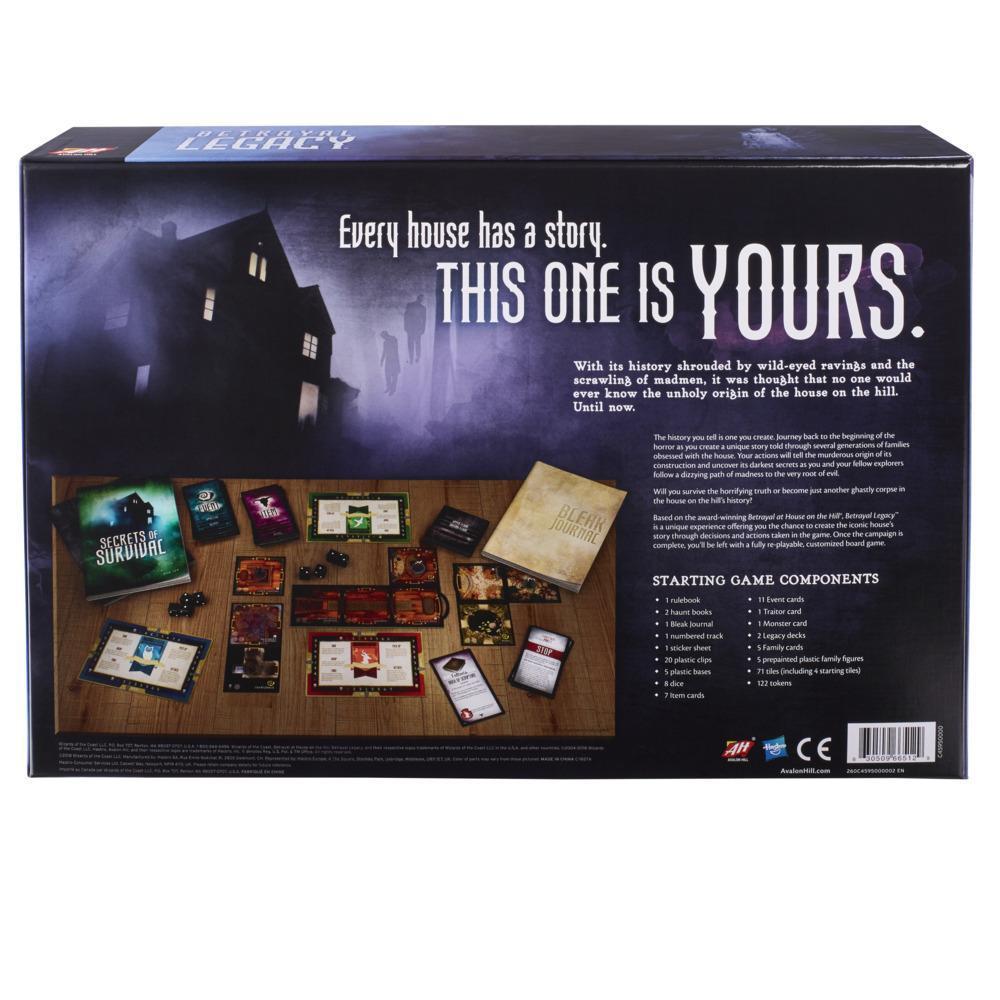 Avalon Hill Betrayal Legacy Role-Playing, Haunted Narrative Board Game, for Ages 12 and Up for 3-6 Players product thumbnail 1