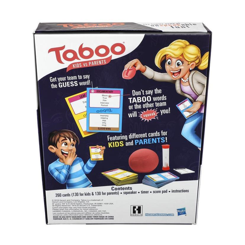 Taboo Kids vs. Parents Game product image 1