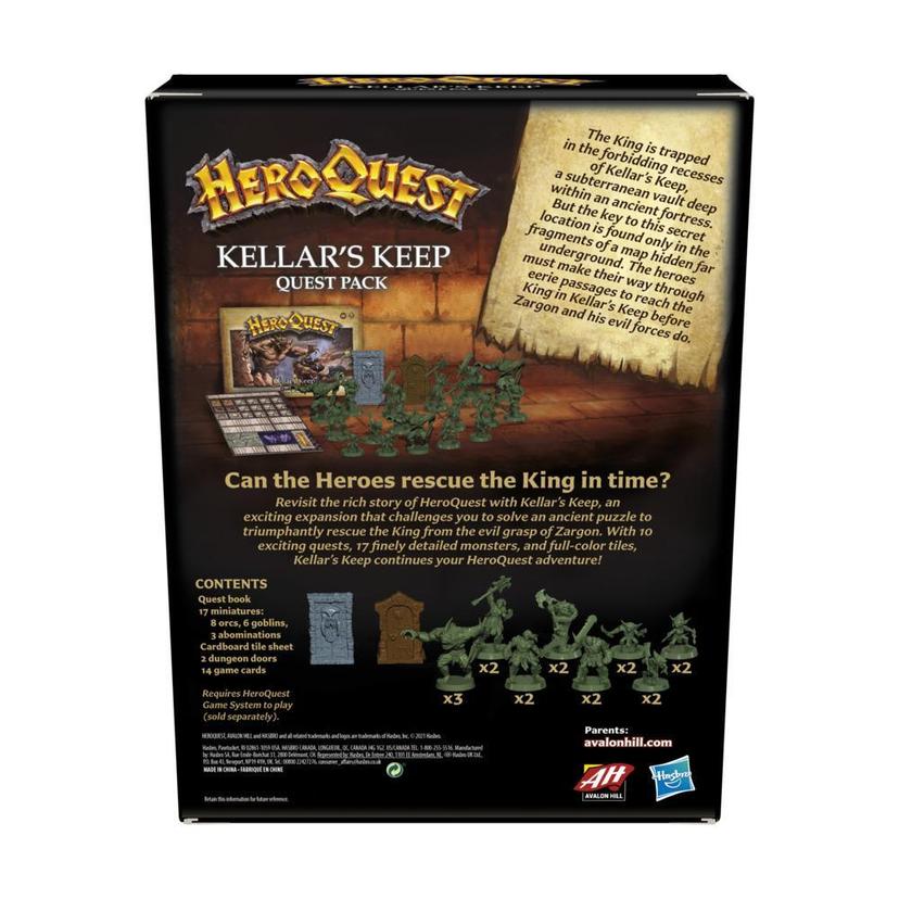 Avalon Hill HeroQuest Kellar's Keep Expansion, Ages 14 and Up 2-5 Players, Requires HeroQuest Game System to Play product image 1