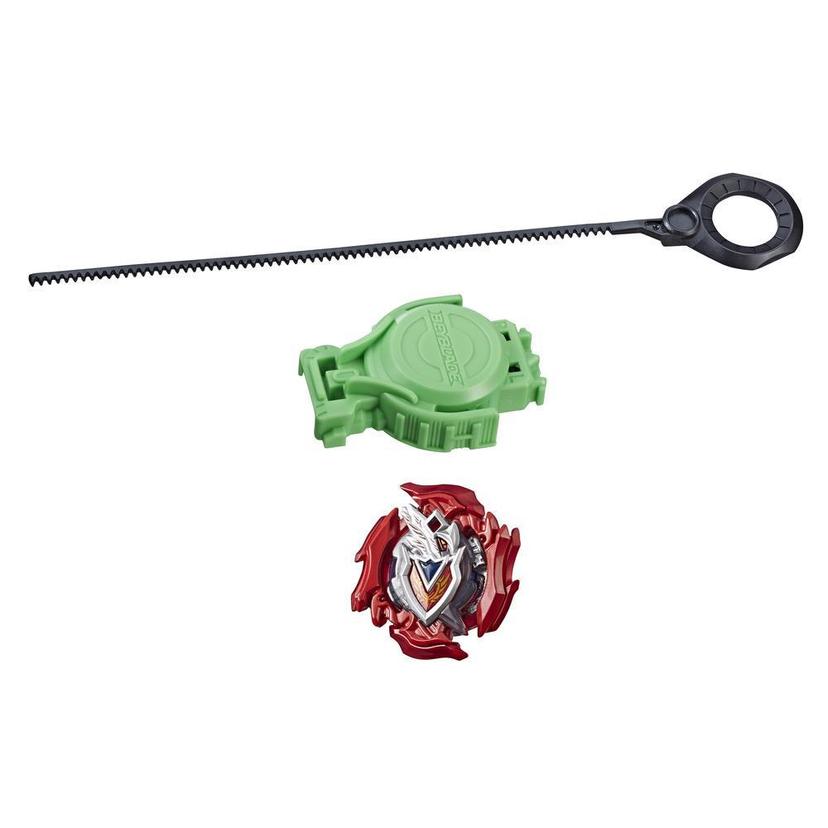 Beyblade Burst Turbo Slingshock - Kit inicial com pião Z Achilles A4 e  lançador - Beyblade