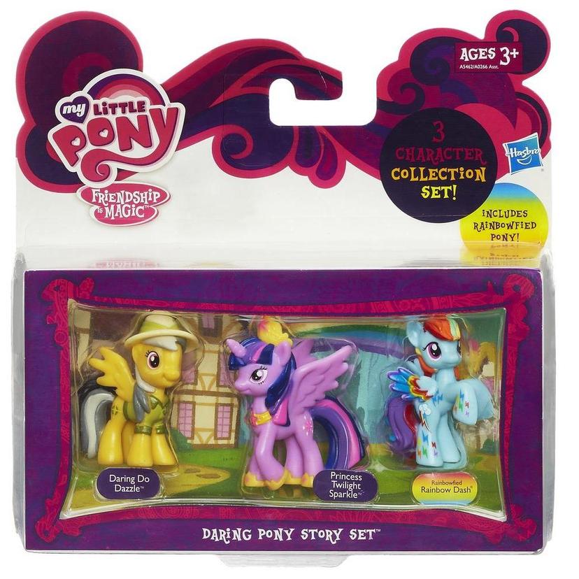 Mini-colectie de 3 figurine "Povestea poneilor curajosi" My Little Pony product image 1