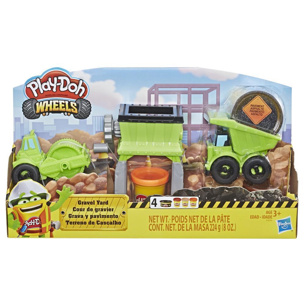 Play-Doh Wheels Gravel Yard Construction Toy with Non-Toxic Pavement Buildin' Compound Plus 3 Additional Colors product thumbnail 1