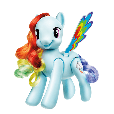 Figurina ponei Flip & Whirl Rainbow Dash My Little Pony product thumbnail 1