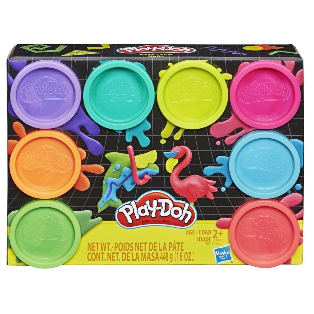 Play-Doh 8'li Hamur - Neon Renkler product thumbnail 1