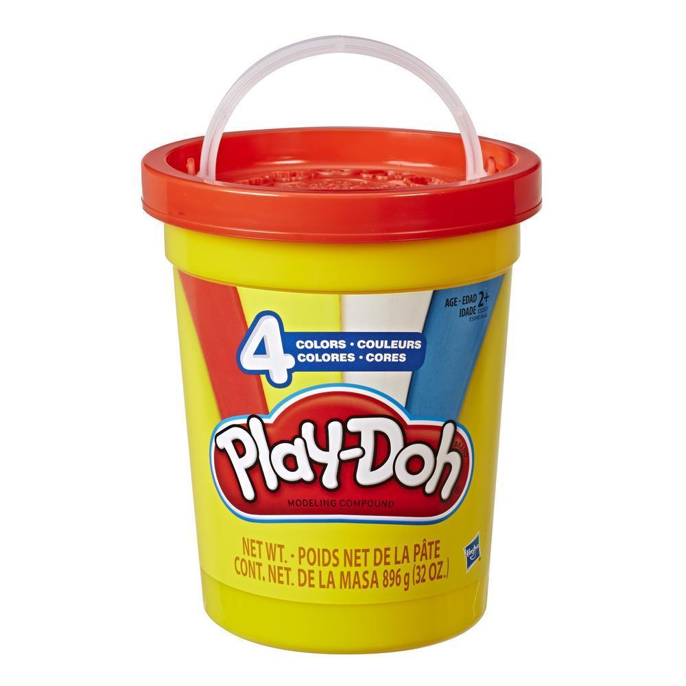 Play-Doh Süper Kova 4'lü Hamur - Klasik Renkler product thumbnail 1