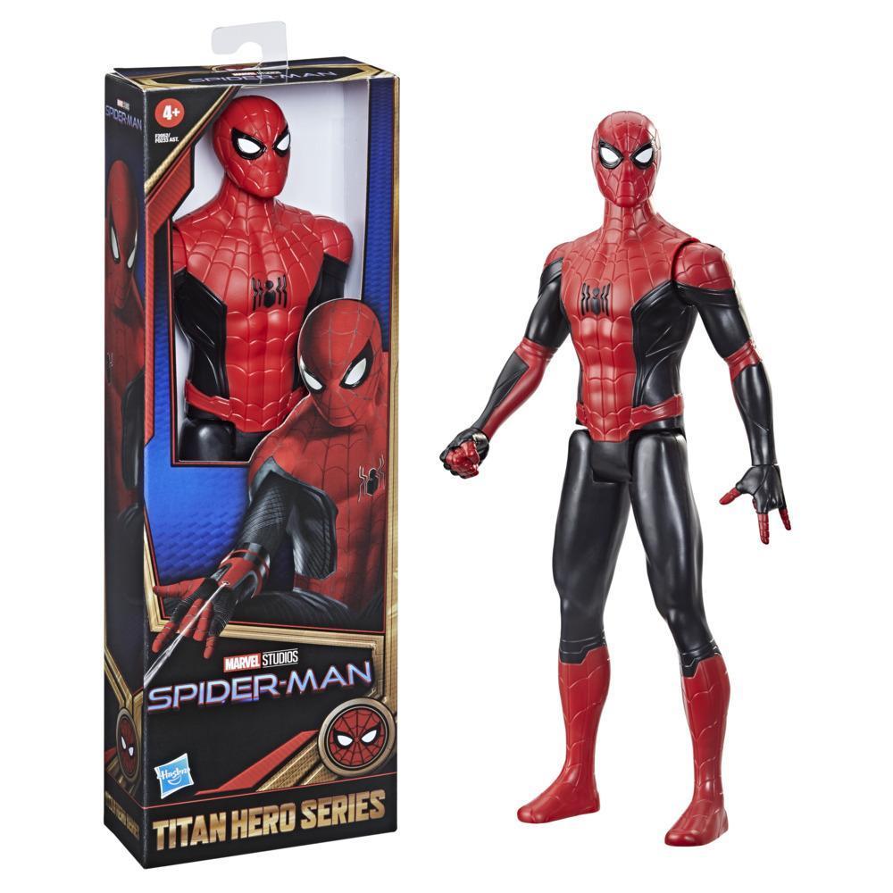 Marvel Spider-Man Titan Hero Serisi Siyah-Kırmızı Zırhlı Spider-Man Figür product thumbnail 1