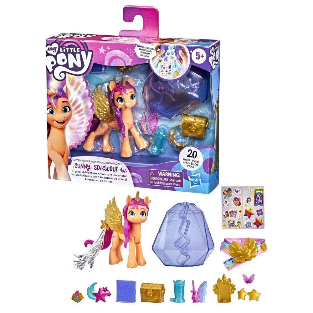 My Little Pony: Yeni Bir Nesil Kristal Macera Alicorn Sunny Starscout Pony Figür product thumbnail 1