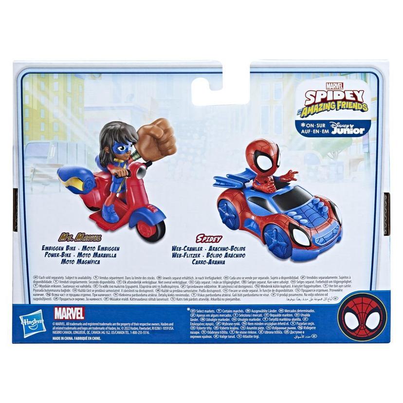 Spidey and His Amazing Friends Ms. Marvel Figür ve Motosikleti product image 1