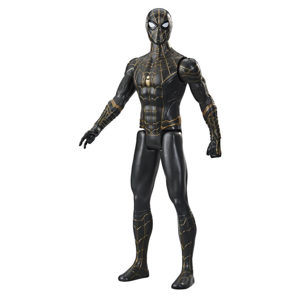 Marvel Spider-Man Titan Hero Serisi Siyah-Altın Zırhlı Spider-Man Figür product thumbnail 1