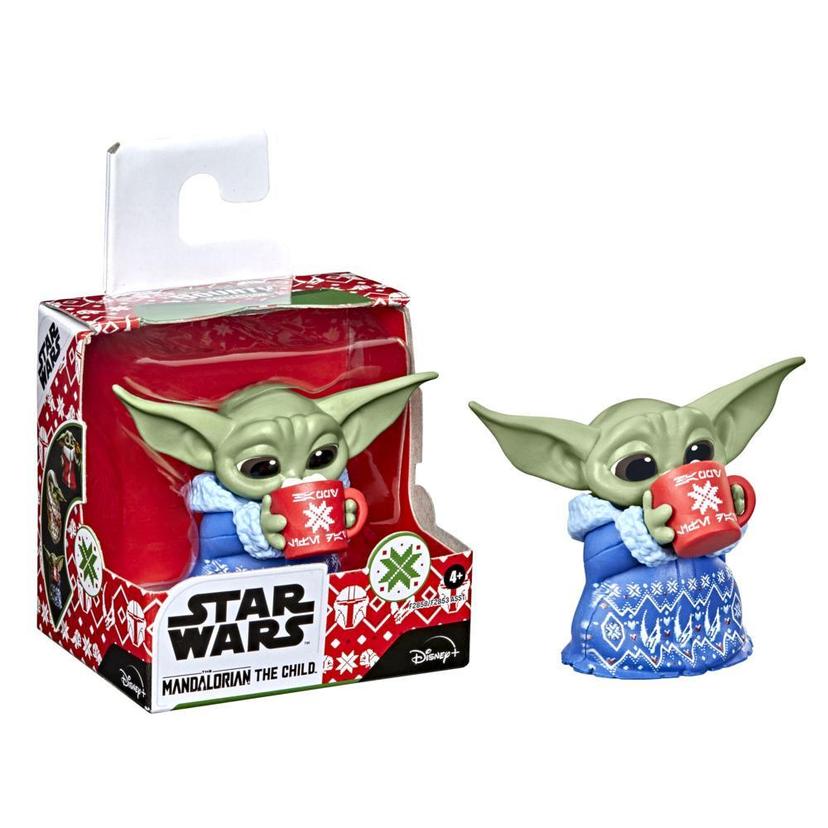 Star Wars The Bounty Collection Grogu (The Child) Yılbaşı Temalı Mini Figür – Kakao İçme Duruşu product image 1