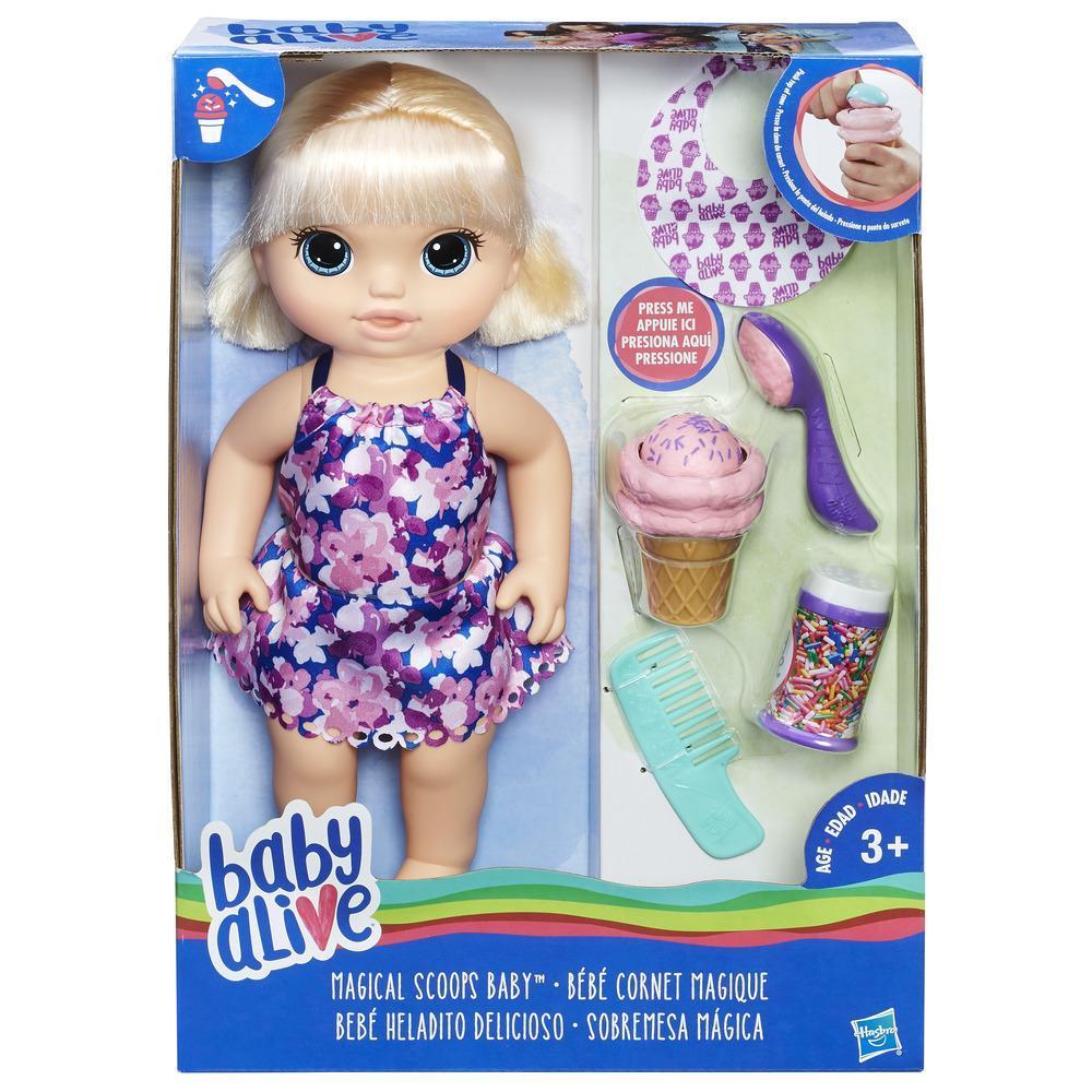 Лялька Бейбі Елайв Білявка і Морозиво. product thumbnail 1