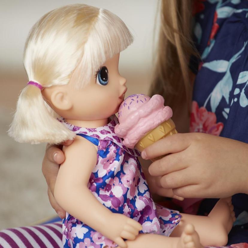 Лялька Бейбі Елайв Білявка і Морозиво. product image 1