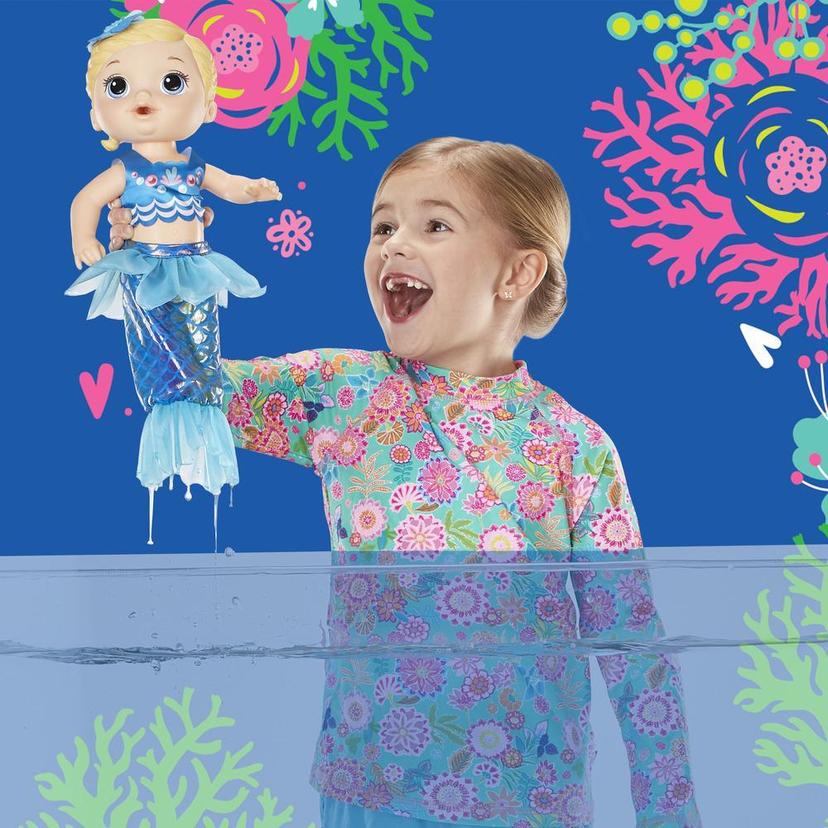 Лялька Бейбі Елайв Русалонька з білявим волоссям product image 1