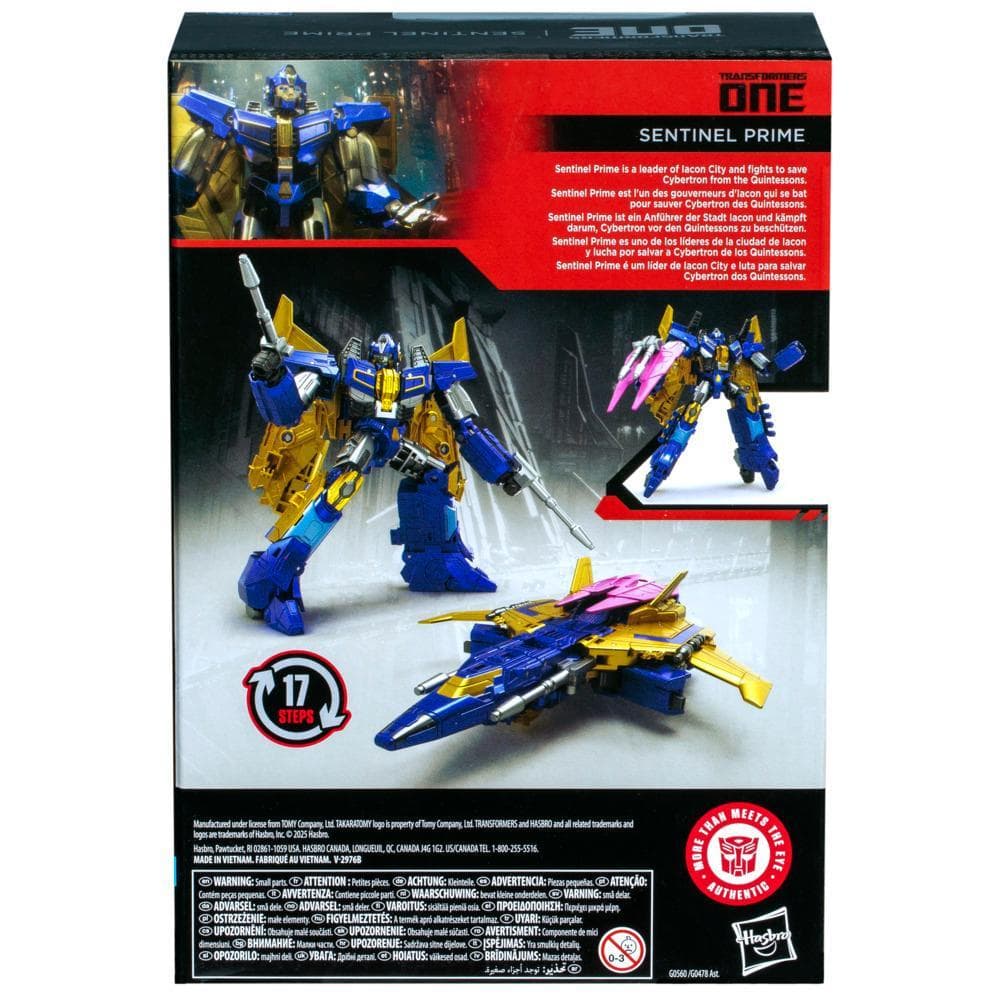 Transformers Studio Series Voyager Class Transformers One Sentinel ...