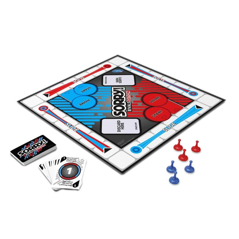 Sorry! Rivals Edition Board Game; 2 Player Game - Hasbro Games